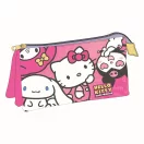 Hello Kitty Kawaii Cuties Penar cu 3 compartimente 23 cm