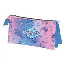 Disney Lilo și Stitch Galaxy Penar cu 3 compartimente 23 cm