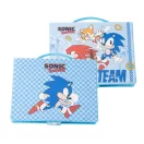 Sonic Ariciul Team Set de scris în geantă de dosar