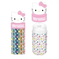 Hello Kitty Pink Set de 18 markere în suport 3D