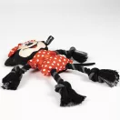 Disney Minnie Dots jucărie pentru câini cu frânghie care scârțâie 26 cm
