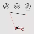 Disney Minnie Black undita pentru pisici, jucarie pentru pisici