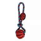 Omul Păianjen Hero jucărie pentru câini din sfoară cu minge TPR 30 cm