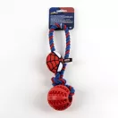 Omul Păianjen Hero jucărie pentru câini din sfoară cu minge TPR 30 cm