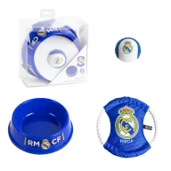   Real Madrid Blue set de cadou pentru animale de companie cu 3 piese