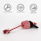 Disney Minnie Dots jucărie de câine din frânghie 30 cm
