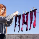 Casa Dragonului Red Șosete lungi pentru adulți 40/46