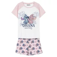   Disney Lilo și Stitch Ohana pijama scurt pentru copii 8 - 14 ani / 128 - 164 cm