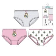   Real Madrid Pink lenjerie pentru copii, chiloți 3 bucăți/pachet 2 - 8 ani / 92 - 128 cm