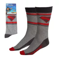 Superman Grey Light șosete lungi pentru adulți 38/45