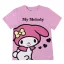 Hello Kitty My Melody Pink tricou scurt pentru copii, top 6 - 12 ani / 116 - 152 cm