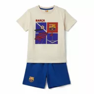   FC Barcelona Flag pijama scurt pentru copii 3 - 14 ani / 98 - 164 cm