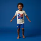 FC Barcelona Flag pijama scurt pentru copii 3 - 14 ani / 98 - 164 cm