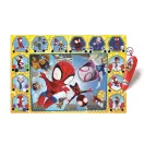 Omul Păianjen Spidey and Friends puzzle interactiv de 24 de piese Clementoni
