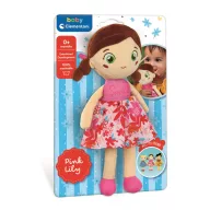 Colorat Pink Lily Păpușă pluș Clementoni