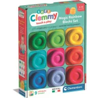   Colorat Clemmy set de blocuri de construcție moi 9 buc Clementoni