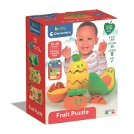   Fructe Friendly Faces Jucărie pentru bebeluși cu sortare de fructe, Puzzle Clementoni