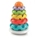 Colorat Stacking Rings Joc de construcție piramidă 5 bucăți Clementoni