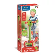 Colorat Green Trotinetă dragon cu trei roți Clementoni