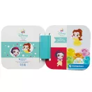 Prințesele Disney Clemmy Snow White and Belle set de blocuri de construcție cu carte Clementoni