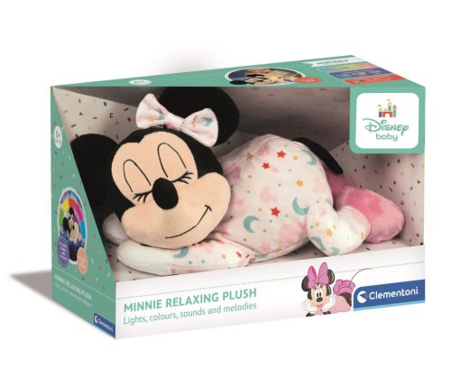 Disney Minnie Tummy-Time Jucărie de pluș pentru somn Clementoni