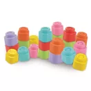 Colorat Clemmy Set de cuburi de construcție moi 10 buc Clementoni