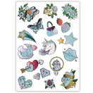 Crazy Chic Sparkly tatuaj sclipicios Clementoni