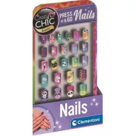Crazy Chic Animals Set unghii false Clementoni
