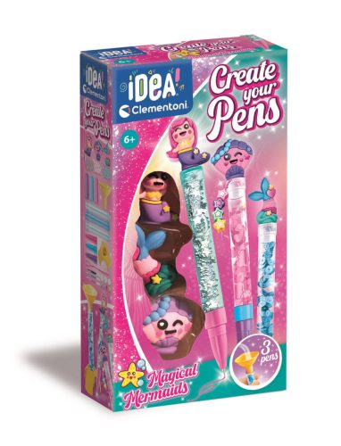 Colorat Mermaid set de realizare stilouri Clementoni