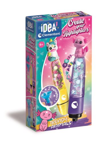 Colorat Trendy Animals set de evidențiere Clementoni