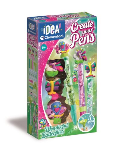 Colorat Butterflies set de realizare stilouri Clementoni