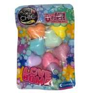 Crazy Chic Heart Set de bombe de baie 8 bucăți Clementoni