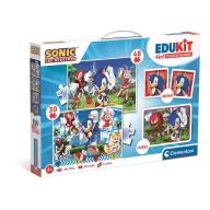   Sonic Ariciul Characters Colecție de jocuri 4 în 1 Clementoni