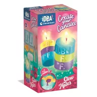   Colorat Glow Mates Set de confecționare lumânări BFF Clementoni