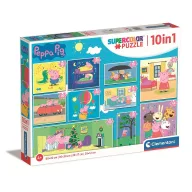 Purcelușa Peppa Life Puzzle 10 în 1 Clementoni