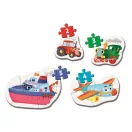Vehicul My First Puzzle pentru forme de bebeluși Clementoni