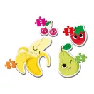 Fructe My First Puzzle de Formă de Bebeluș cu Fructe Clementoni