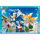 Sonic Ariciul Save the Day Puzzle Clementoni 4 în 1