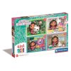 Gabby's Dollhouse Activities Puzzle 4 în 1 Clementoni
