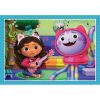 Gabby's Dollhouse Activities Puzzle 4 în 1 Clementoni