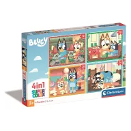 Bluey Play All Day Puzzle Clementoni 4-în-1