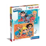   Liga Dreptății Mini Friends Puzzle Clementoni DC Super Hero 2x60 buc