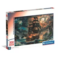 Pirat Haunted Seas Puzzle navă 300 de piese Clementoni