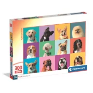 Animale Funny Faces Puzzle Clementoni de 300 de piese