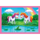 Unicorn One Day Puzzle 4-în-1 Clementoni