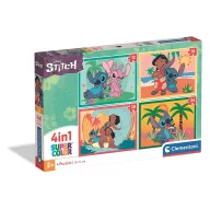 Disney Lilo și Stitch Puzzle Clementoni 4 în 1