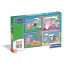 Purcelușa Peppa Adventures Puzzle Clementoni 4-în-1