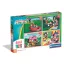 Disney Mickey Pixar Puzzle 4 în 1 Clubhouse Clementoni