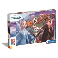   Disney Regatul de gheață Winter Magic Puzzle maxi Clementoni de 104 piese