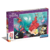 Prințesele Disney Ariel Puzzle maxi Clementoni de 24 piese